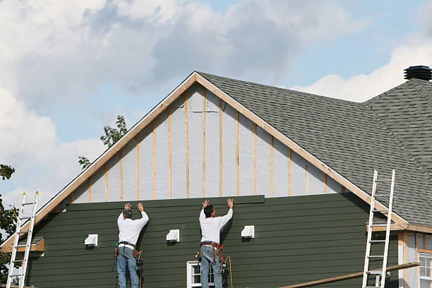 Professional Emergency Siding Repair technician working in Buena Vista, PA